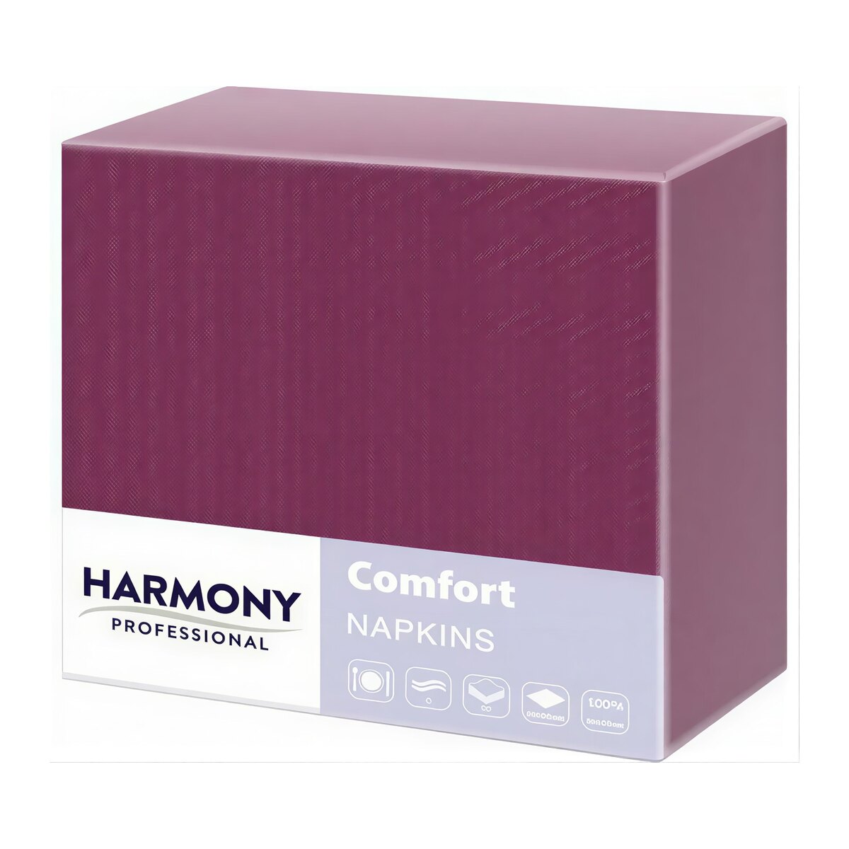 Salvete Harmony Professional Comfort 38 x 38 cm, bordo, velike salvete za restorane, 40 kom