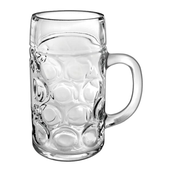 Krigla za pivo Don, staklena sa drškom, 1 l