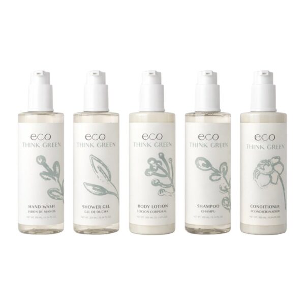 Lande Eco Think Green, ekološka hotelska kozmetika sa Ecolabel oznakom, dozeri 300 ml