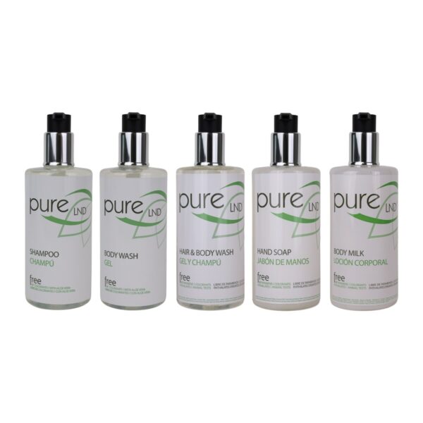Lande Pure LND, hotelska kozmetika sa aloe verom, dozeri 350 ml i bočice 37 ml