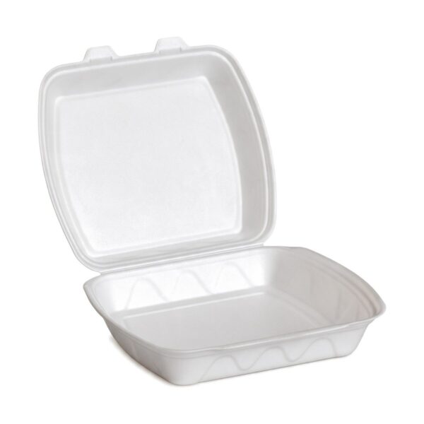 Stiropor menu box MB1, termo kutija za hranu za poneti, 240 x 210 x 70 mm