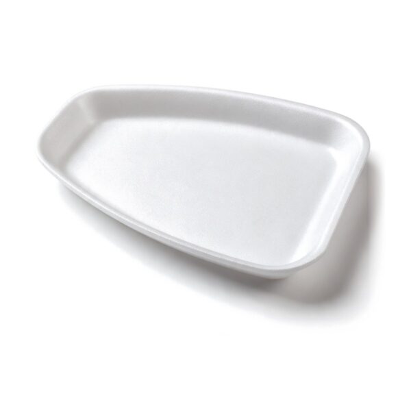 Stiropor tacna CT2, za serviranje i pakovanje hrane, 210 x 165 x 23 mm