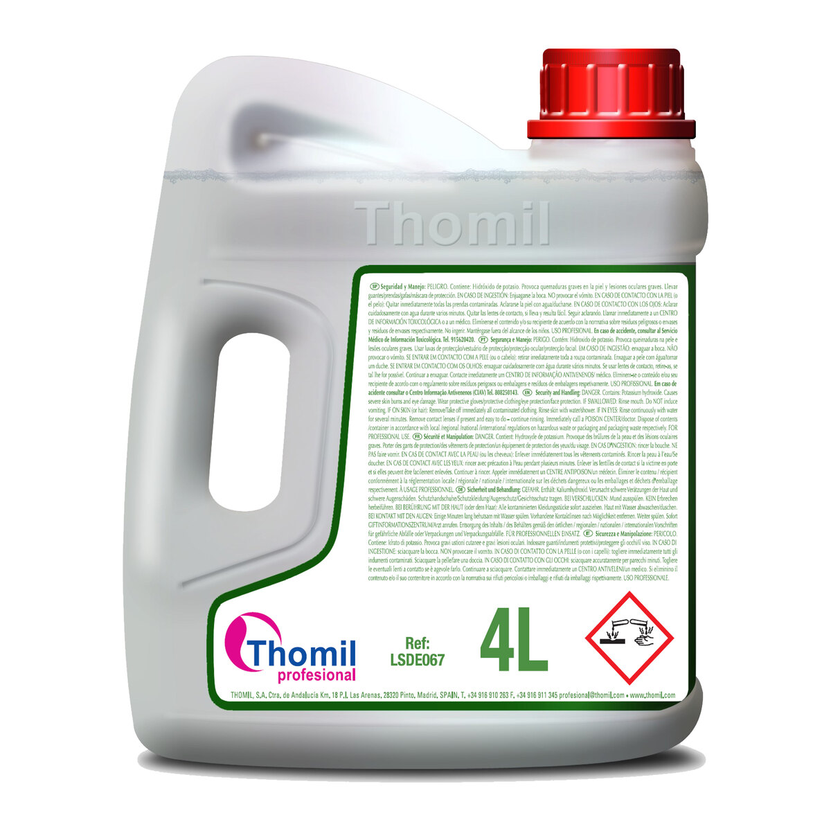 Thomil Degrass D-30, koncentrovani odmašćivač sa penom, 4 l