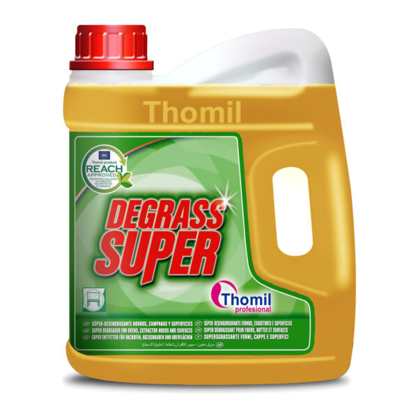 Thomil Degrass Super, odmašćivač za rerne, nape i filtere, 4 l