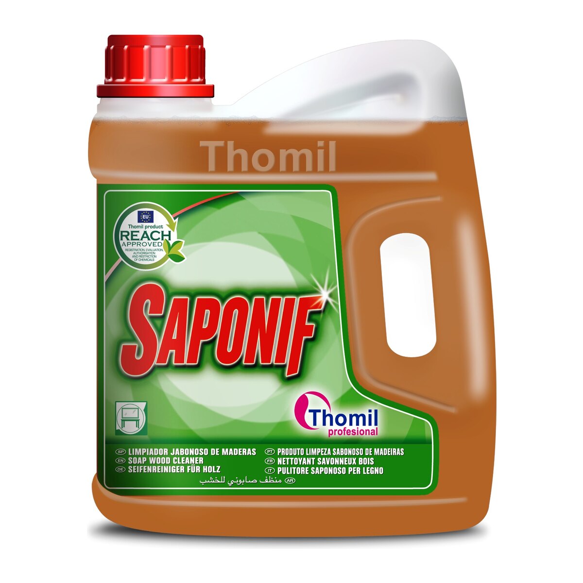 Thomil Saponif, sapun za čišćenje i negu drvenih površina, 4 l