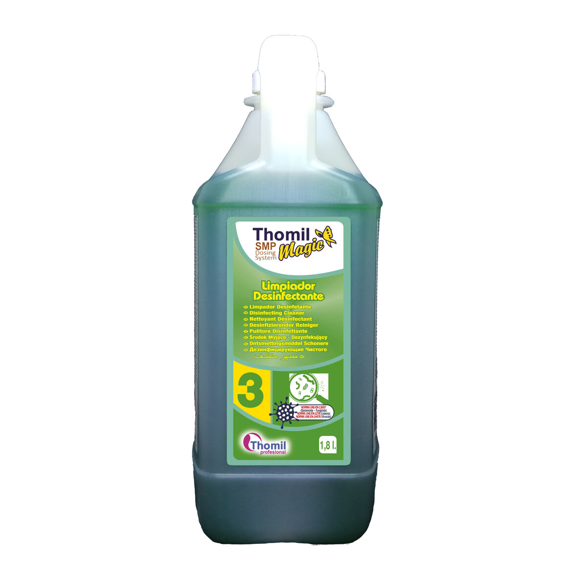 Thomil ThomilMagic SMP Nº3, neutralni koncentrat za čišćenje i dezinfekciju, 1,8 l