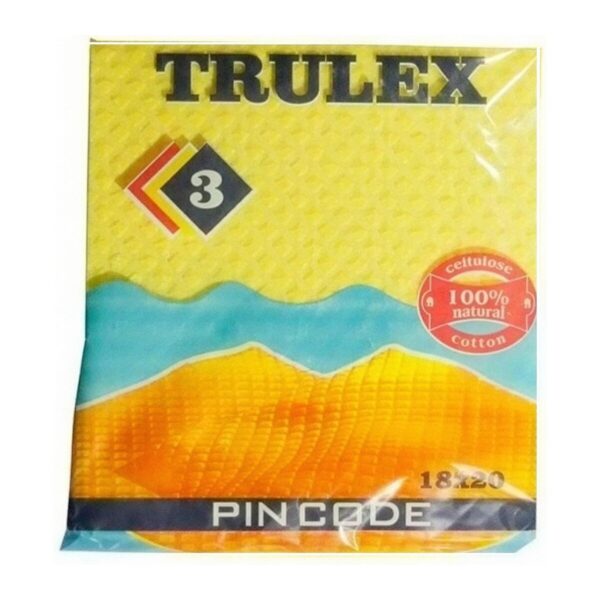 Trulex krpa antibakterijska, sunđerasta krpa za brisanje površina, 18 x 20 cm (3 kom)